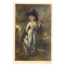 JULIANA, LADY PETRE by Gainsborough unused vintage American postcard #