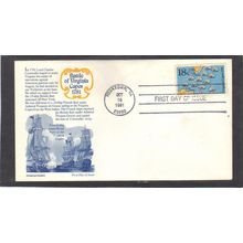 FDC Aristocrat Covers 1938 18c Virginia Capes (Cachet-U/A) CV00762