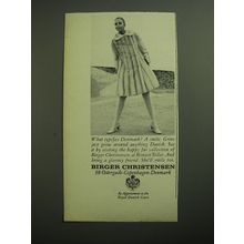 1970 Birger Christensen Fur Coats Ad - What typifies Denmark? A smile.