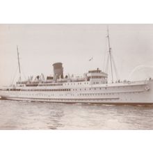 TSS Mona Queen III Ship Mersey River Isle Of Man RPC Postcard
