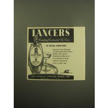 1959 Lancers Vin Rose Wine Advertisement