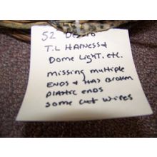 1952 DESOTO TAILLIGHT / COURTESY DOME LIGHT WIRING HARNESS OEM FIREDOME