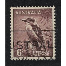 Australia Laughing Kookaburra Bird 6c Square cancel 1932 Canc SG#190