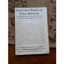 the early works of paul spencer cd, music sheets, lyrics