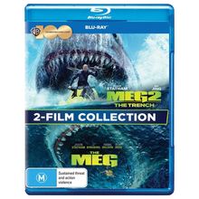 The Meg 2-Film Collection Blu-ray | The Meg 1 & 2 | Jason Statham | Region Free