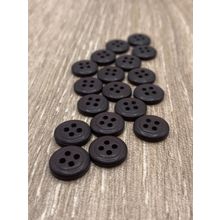 20 x 11mm Dark Maroon Buttons 4 Hole Baby Cardigans Handmade Knitting Sewing