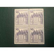 ICOLLECTZONE Germany 1231 perked on 3 sides blocks VF NH