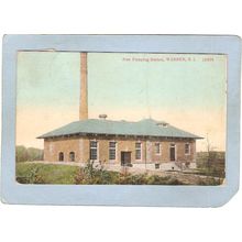 Rhode Island Warren Postcard New Pumping Station~1174