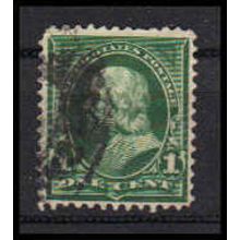 Used 279 1c Benjamin Franklin Barely Clears RA1485