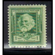 864 1c Henry Longfellow Fine MNH KA2515