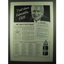 1939 Fiske Brothers Lubriplate Ad - Cut Down Costs