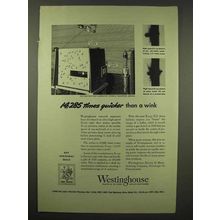 1944 Westinghouse X-Ray Ad - 14,285 Times Quicker