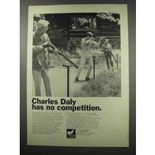 1966 Charles Daly Shotgun Ad - Has No Competition