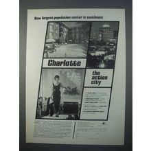 1966 Charlotte Chamber of Commerce Ad - Population