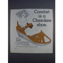 1980 Cherokee Shoe Ad - Comfort is a Cherokee Shoe