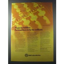 1981 Bell Laboratories Ad - Magnetic Bubbles