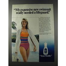 1981 Woolite Cold Water Wash Ad - Expensive Swimsuit