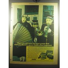 1975 Maestro Electronic Sound Equipment Ad - still some big name groups