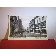 HIGH STREET, c. 1921, CANTERBURY, KENT unused collector postcard =