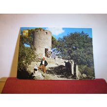 A ROMANTIC SCENE, VALLDEMOSA, MALLORCA, SPAIN used postcard =