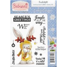Crafter's Companion. Bebunni Rudolph Stamp Set. Stamping Cardmaking Crafts