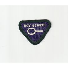 Scout Badges UK Pre 67 -Wolf Cub Proficiency - Collector - Black Back (PF48)