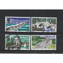 GB.British Bridges set of 4.Fine Used.Jul25