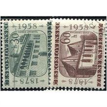 1958 Michel 1063/1064 - cancelled