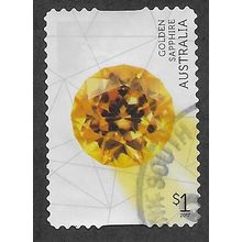 AUS 2017 $1.00 (S/A)'RARE BEAUTIES -GOLDEN SAPPHIRE' FINE USED (EBID63-869)