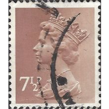 GB, Queen Elizabeth Machin, chestnut 1971, 7½p, #2