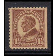 553 1 1/2c Warren Harding Almost Very Fine MMH K4526