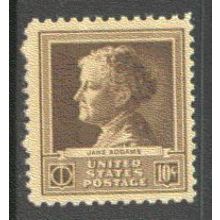 878 10c Jane Addams Fine MNH GA0362