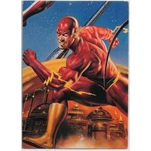 DC VERSES MARVEL ' IMPACT LIMITED EDITION ' card # 8 FLASH (1995)