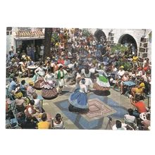 CANARY VILLAGE, LAS PALMAS DE GRAN CANARIA, SPAIN unused vintage postcard /