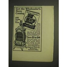 1914 Kalamazoo Stove Ad - Get the Wholesaler's Catalog