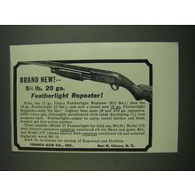 1939 Ithaca Featherlight Repeater Model 37T Shotgun Ad