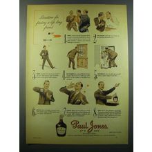 1939 Paul Jones Whiskey Ad - Life-Long Friend