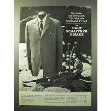 1964 Hart Schaffner & Marx Highland Tweed Ad - Low Road