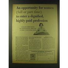 1964 La Salle Extension University Ad - An opportunity for women