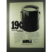 1972 Burlington Northern Railroad Ad - Drop in Bucket