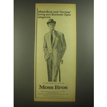 1967 Moss Bros. Fashion Ad - Moss Bros and Terylene bring you Summer-Light