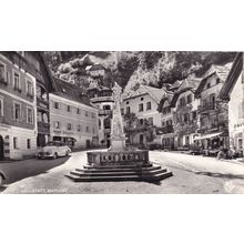 Hallstatt Marktplatz Vintage Real Photo Austria Postcard