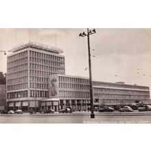 Holbeinhuis Rotterdam Basler Transport Advertising Real Photo Dutch Postcard