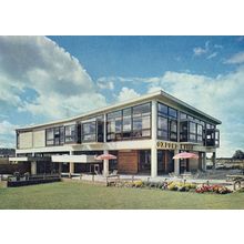 Oxford Motel Godstow Road Roundabout 1970s Postcard