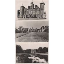 Blickling Hall Norfolk 3x Real Photo Postcards incl River