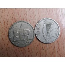 Ireland 1963 1/- Shilling Coin