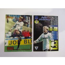 44. John McGinlay - Bolton - Merlin Ultimate P. L 1995/96 Football Card (ef1)