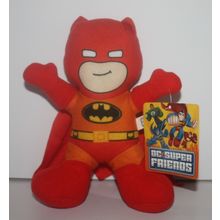 Toy Factory DC Super Friends Red & Orange Batman Plush with Tag