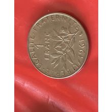 Umlaufmünze Frankreich 1 Franc 1961