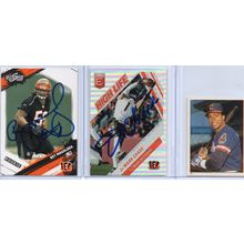 Autographed 3 Card Lot with Ja'Marr Chase Signed Nice